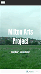 Mobile Screenshot of miltonartsproject.com